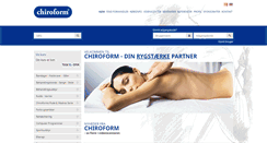 Desktop Screenshot of chiroform.dk